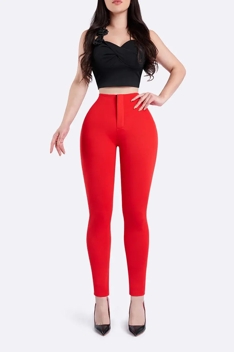 Leggins Con Faja 🎁 TUBO portada BLANCO PREHORMA