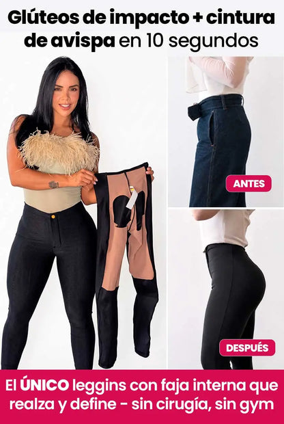 Leggins Reloj de Arena | Bota Tubo
